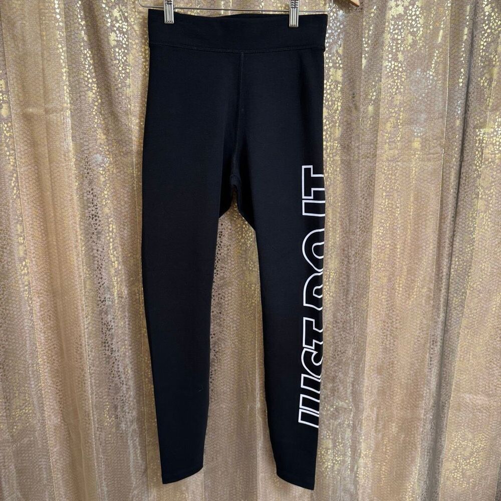 Nike Classic Black High Waist Just Do It Tight Fit Leggings Small NWT